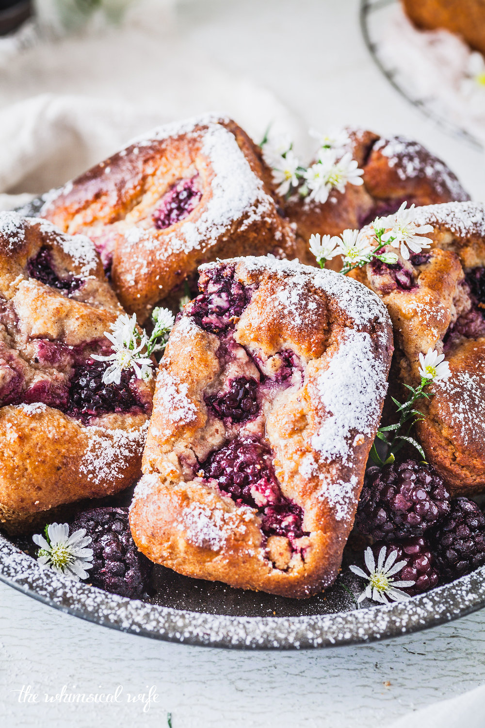 30 Cakes In 30 Days | 3. Mini Blackberry & Apple Loaf {GF, DF, Refined Sugar Free } | The Whimsical Wife